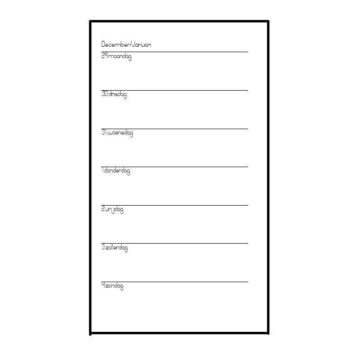 2026 A5 slim inserts 1W1P