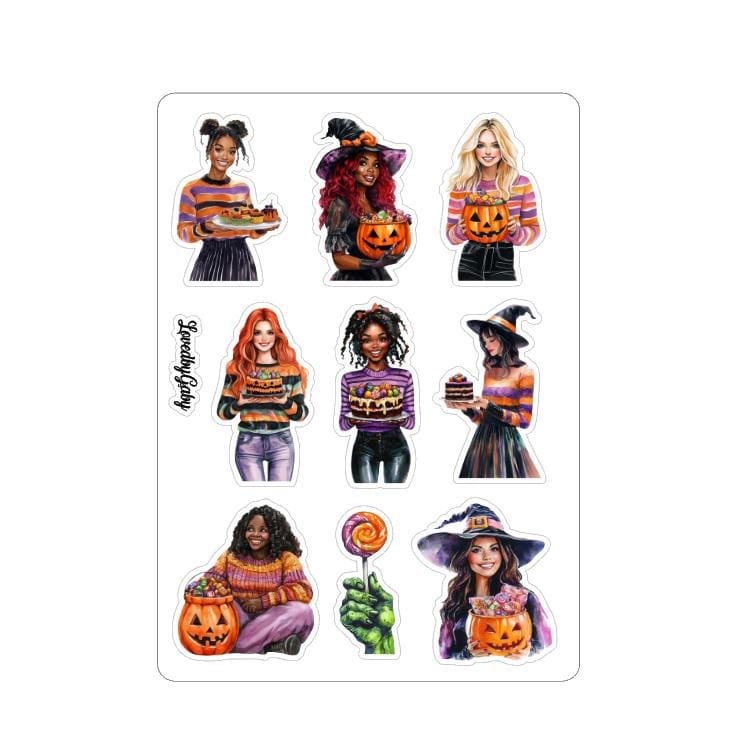 LovedbyGaby stickers Trick & treat