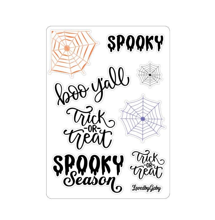 LovedbyGaby stickers Trick & treat