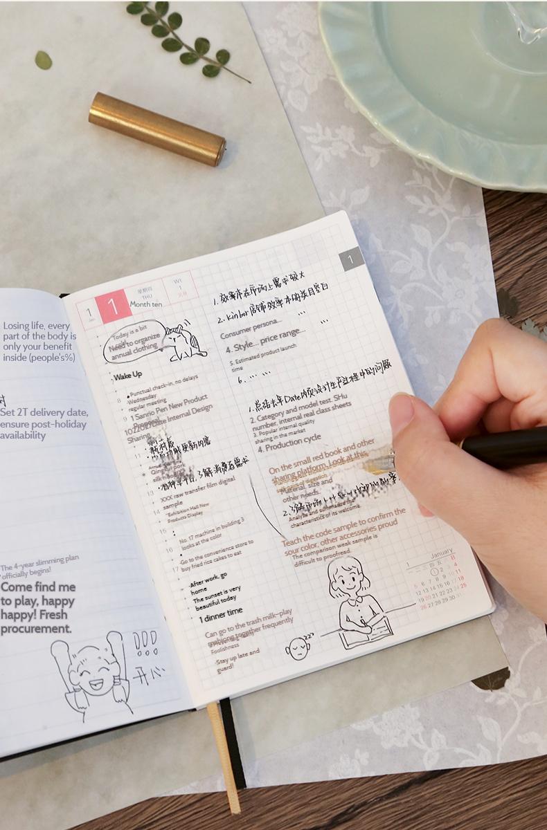 2026 Kinbor A6 and A5 daily planners
