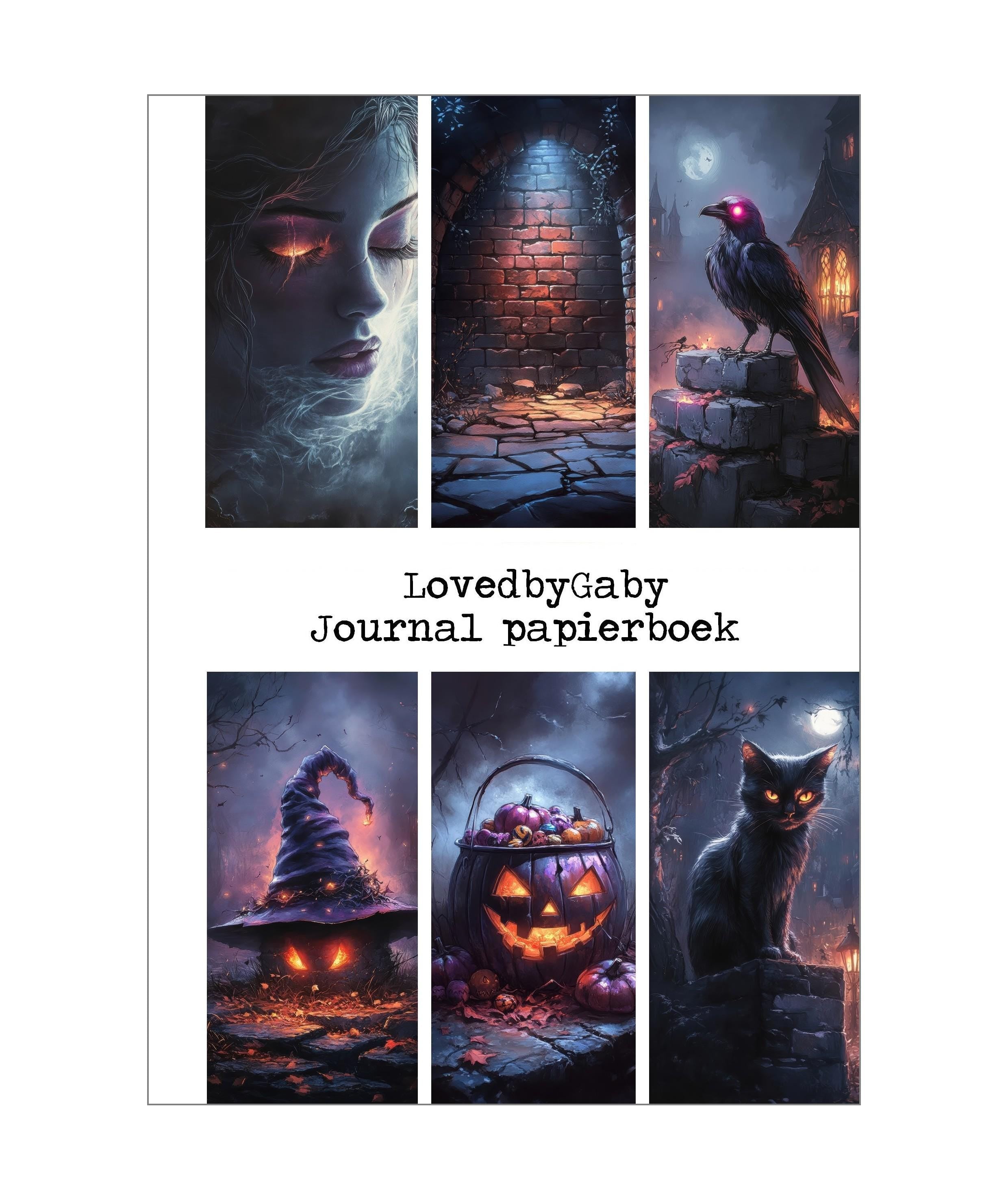 LovedbyGaby A5 journalpaper book Halloween