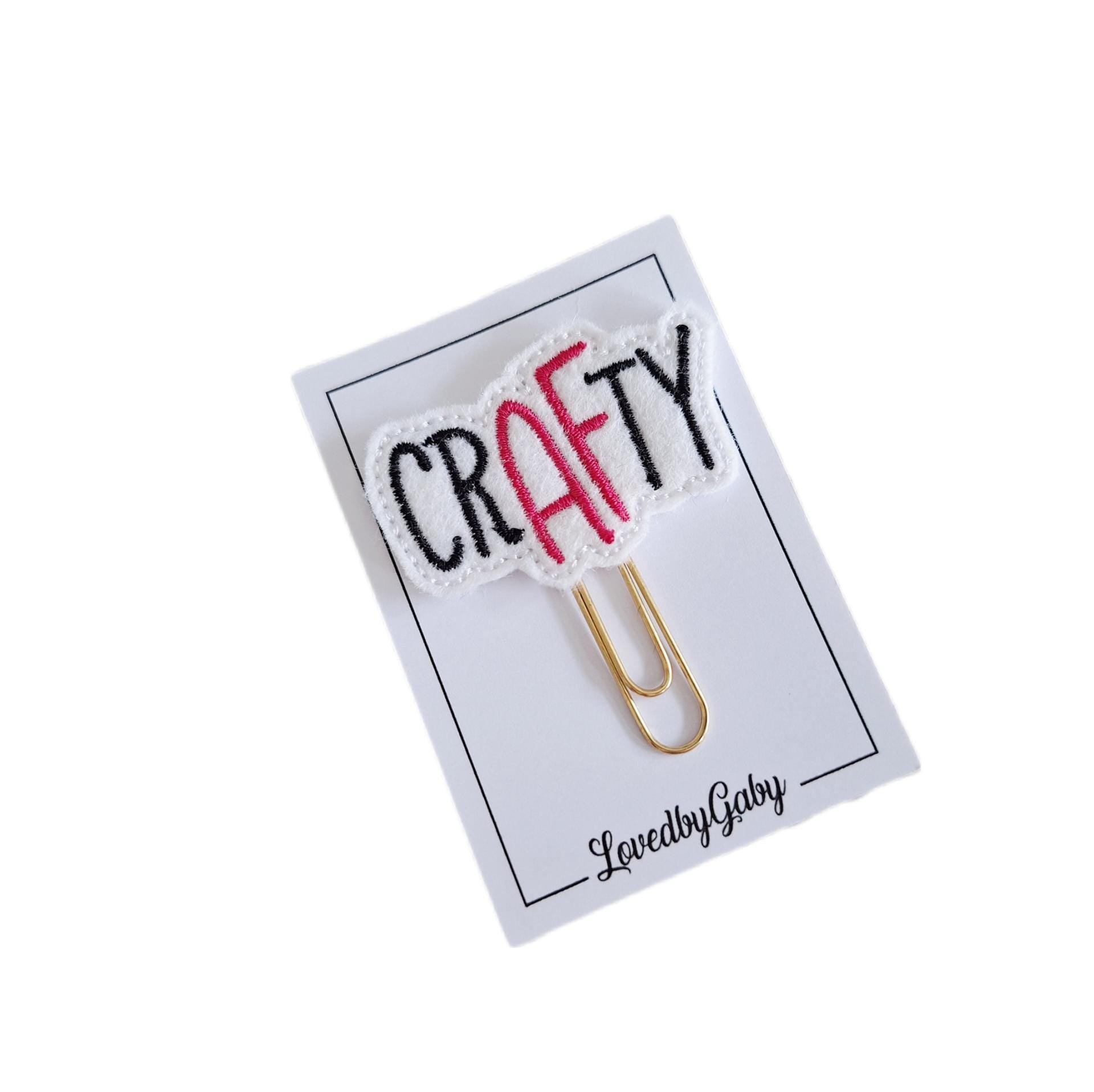 LovedbyGaby paperclips bat, fox, washi, crafty and autism