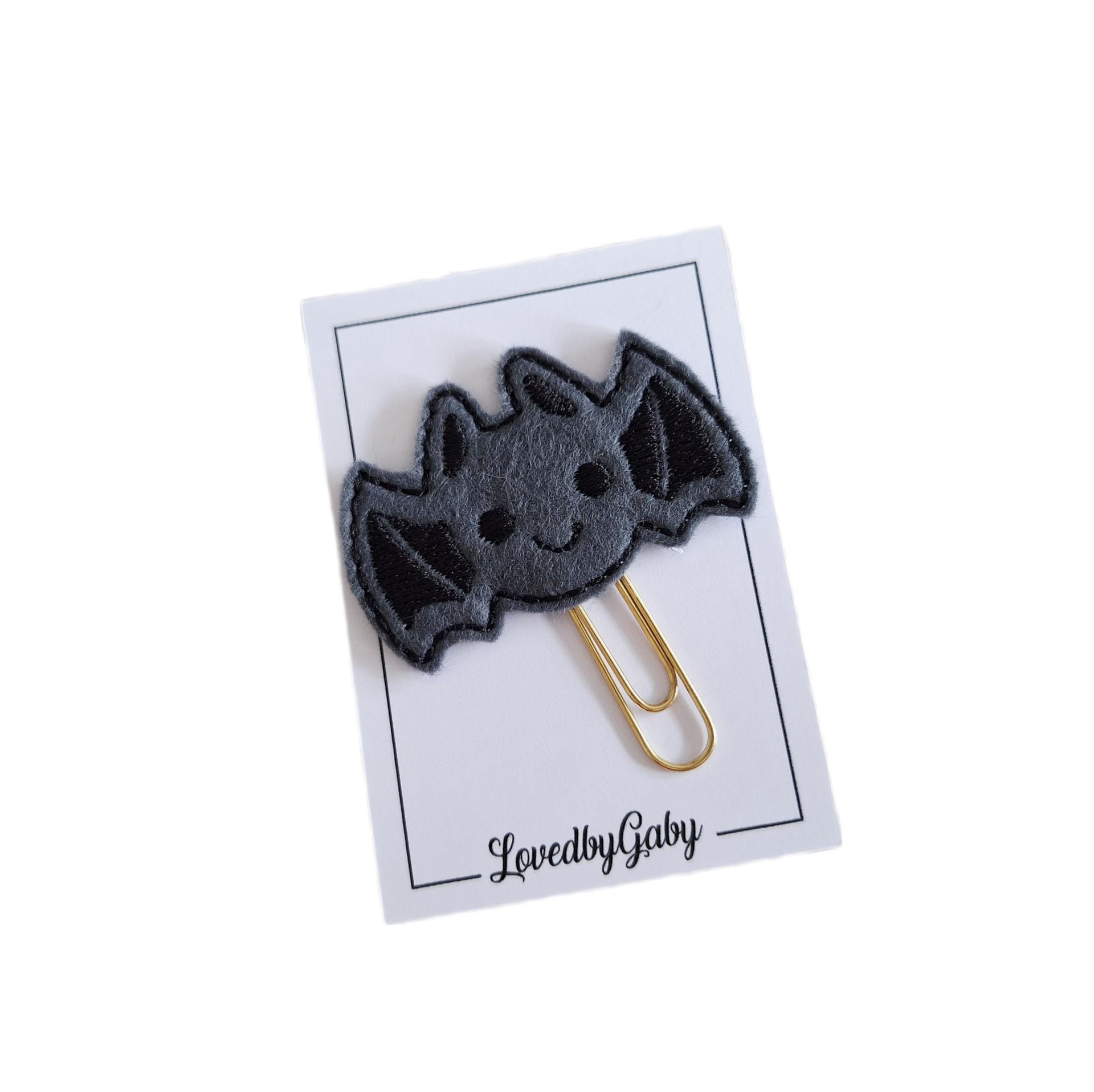 LovedbyGaby paperclips bat, fox, washi, crafty and autism