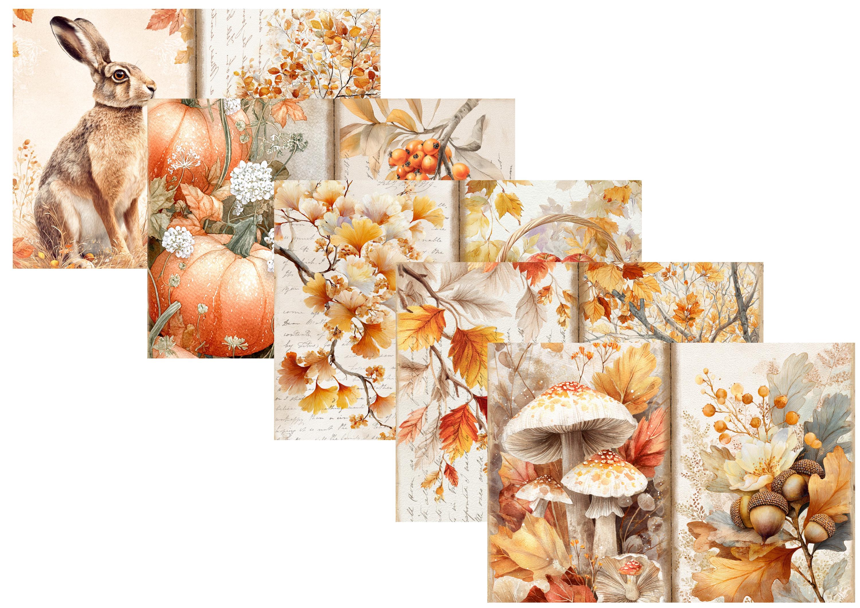 LovedbyGaby A4 journalpaper set Fall charme