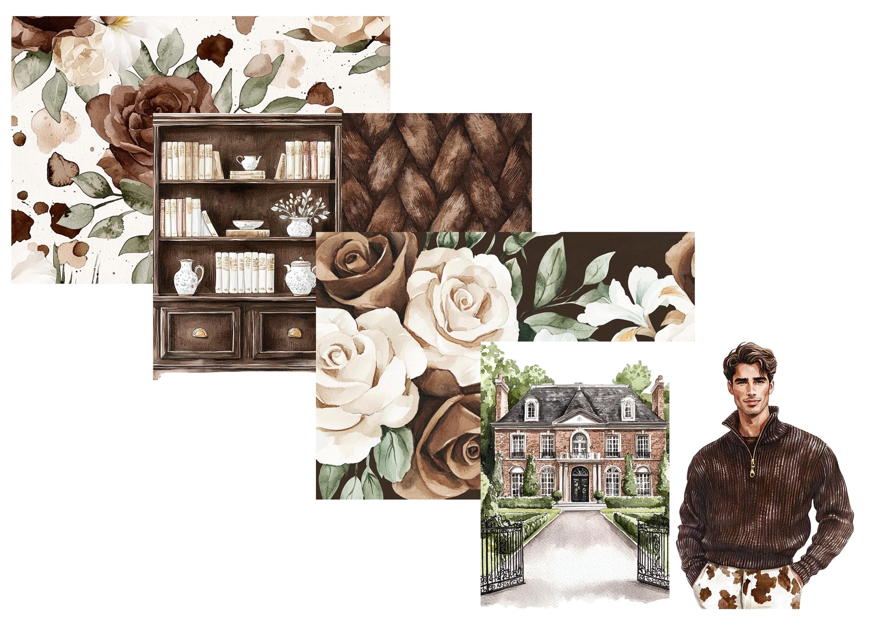 LovedbyGaby A4 journalpaper set Chocolade