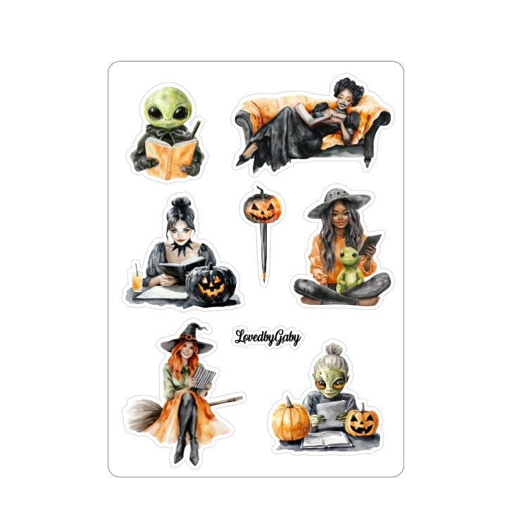 LovedbyGaby stickers Halloween planning
