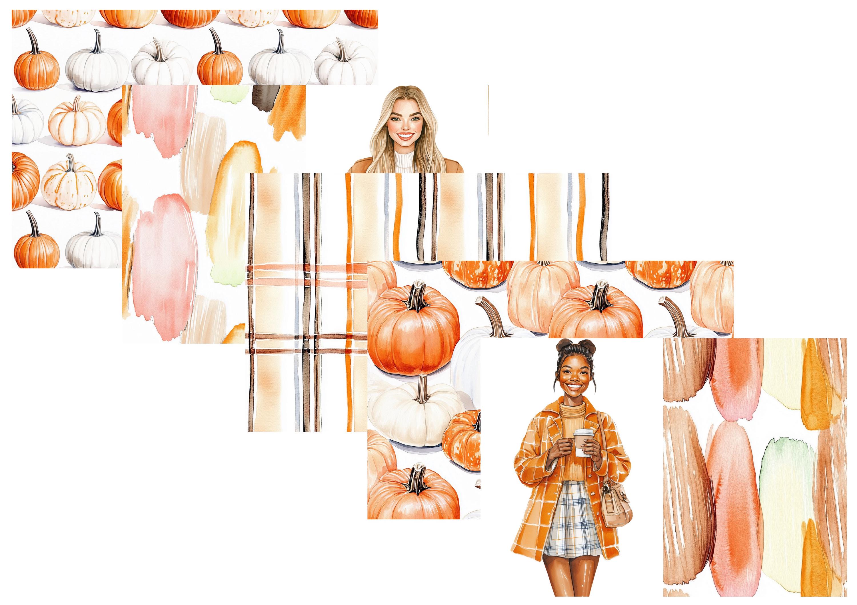 LovedbyGaby A4 journalpapier set Pumpkin spice