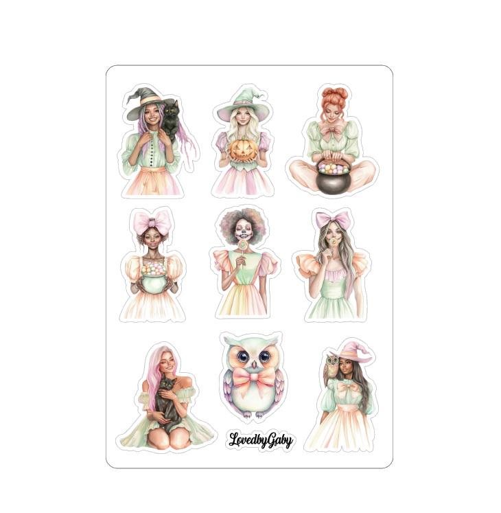 LovedbyGaby stickers Pastel halloween