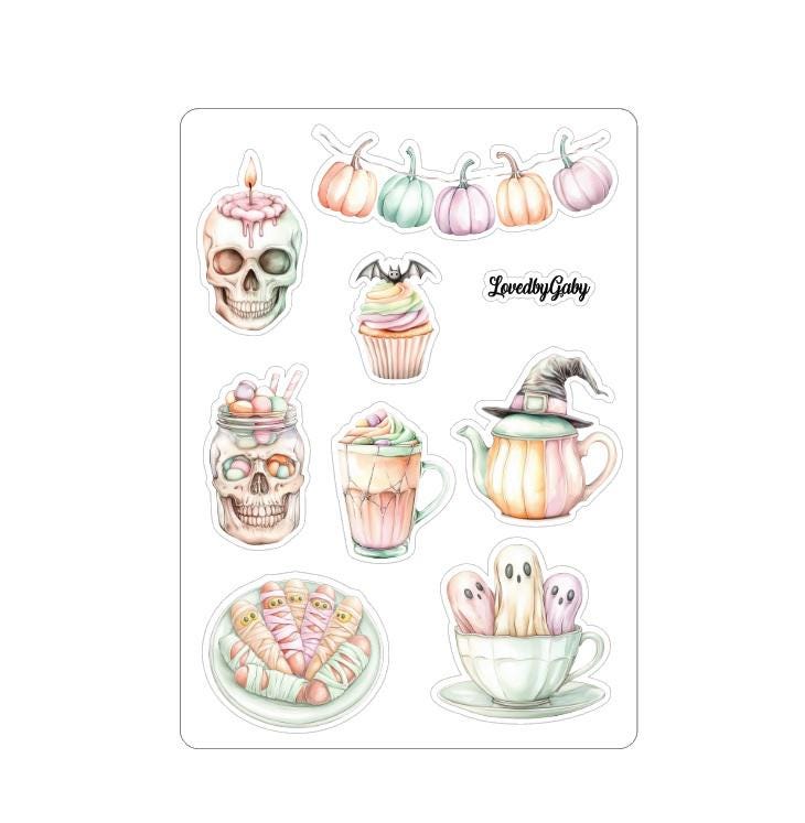 LovedbyGaby stickers Pastel halloween