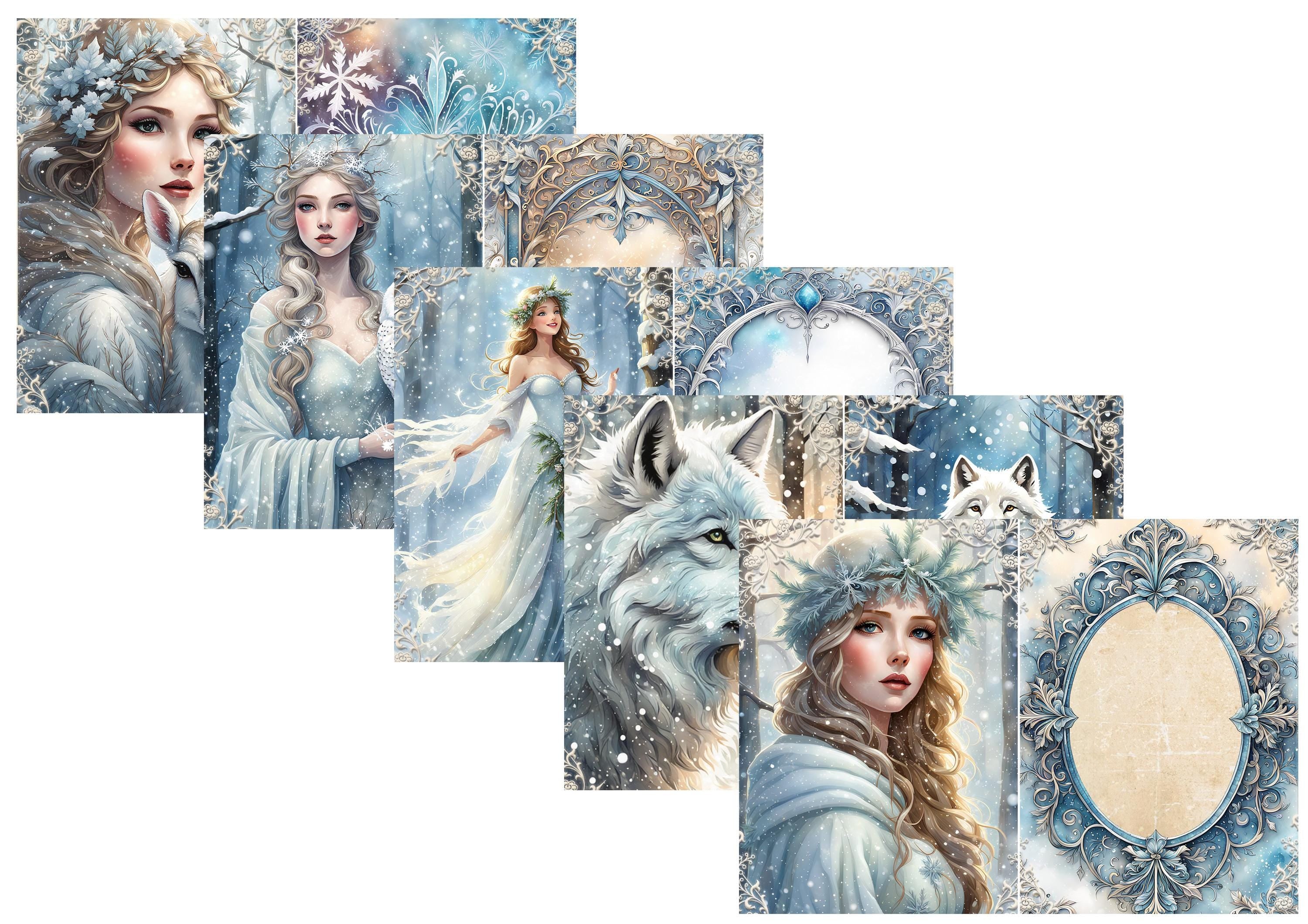 LovedbyGaby A4 journalpapier set Magic winter