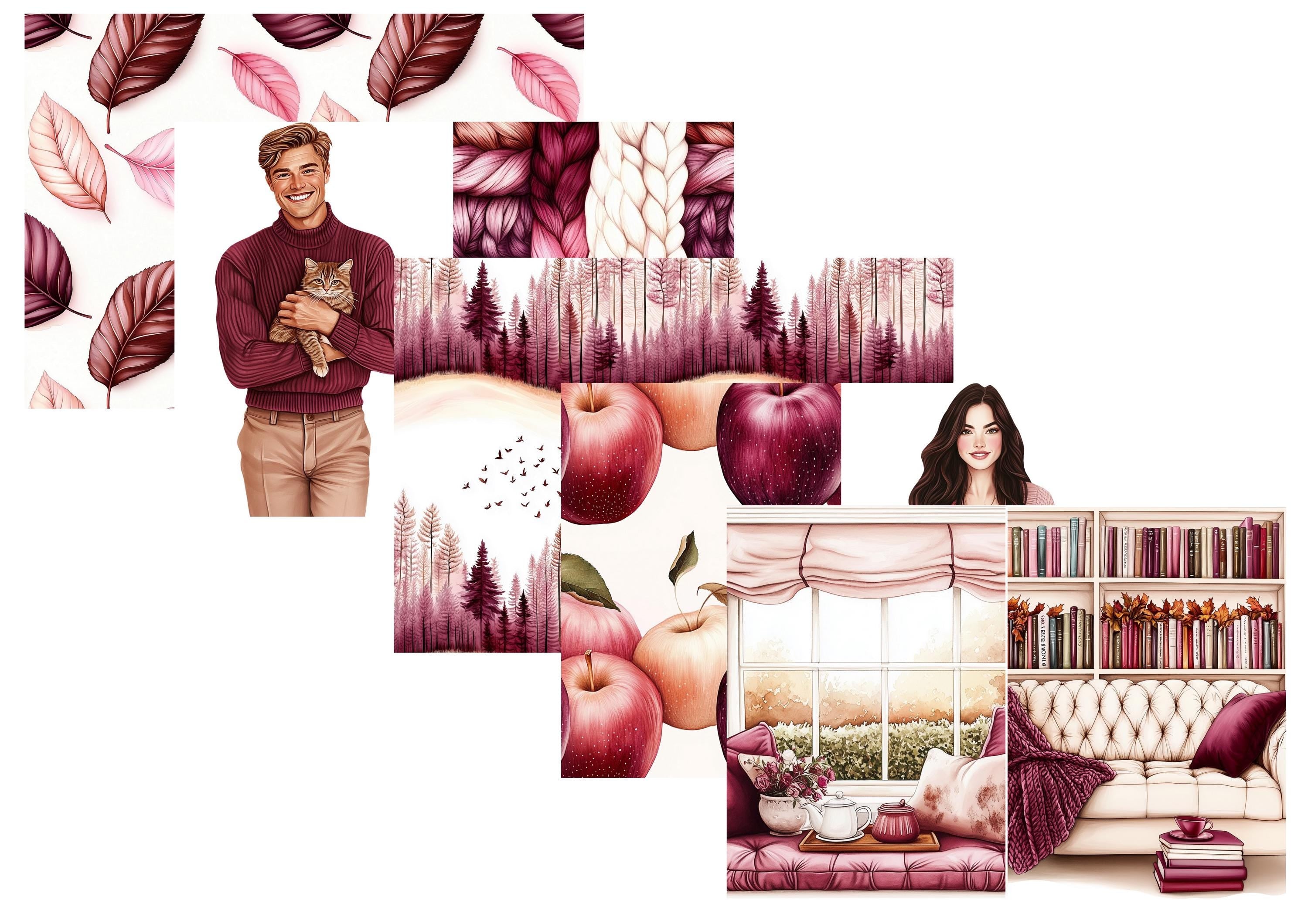 LovedbyGaby A4 journalpapier set Cosy moments