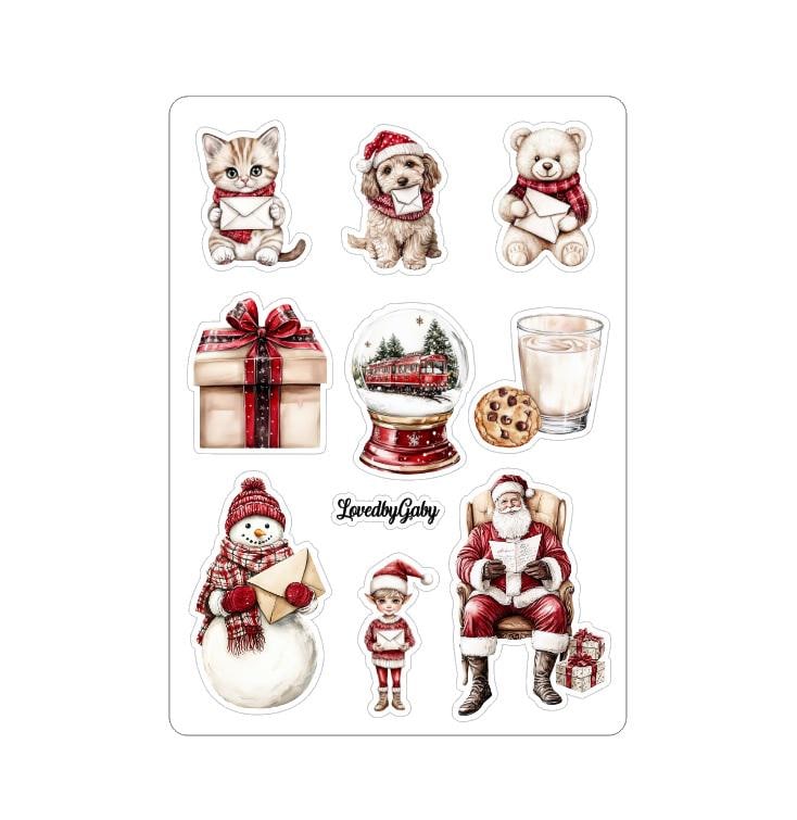 LovedbyGaby stickers Letter to Santa