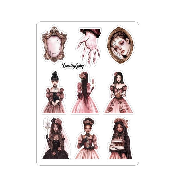 LovedbyGaby stickers Haunted mansion