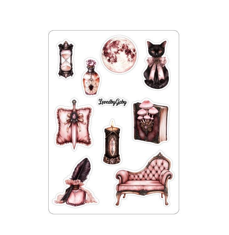 LovedbyGaby stickers Haunted mansion