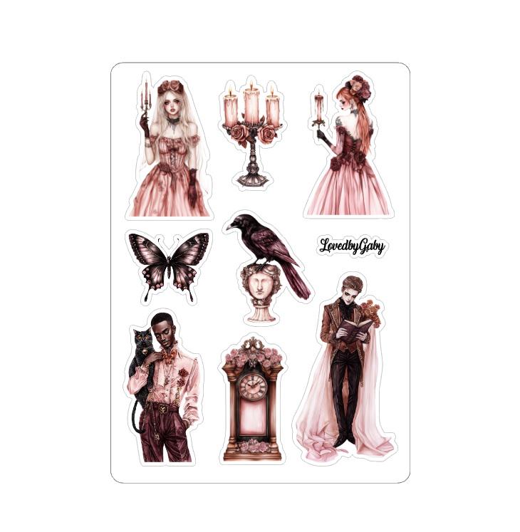 LovedbyGaby stickers Haunted mansion