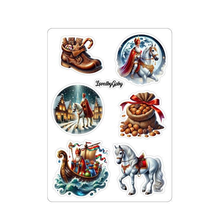 LovedbyGaby stickers Sinterklaas