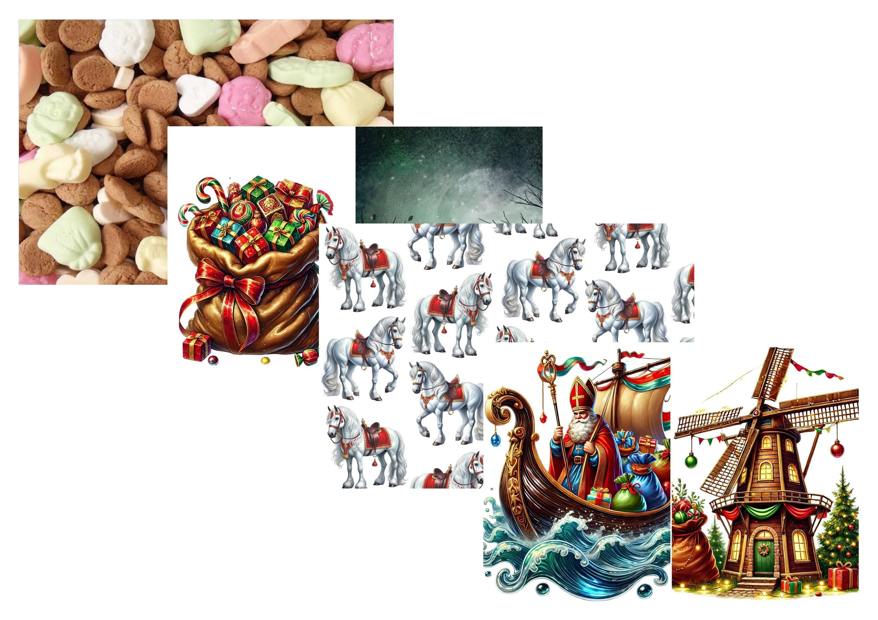 LovedbyGaby A4 journalpapier set SInterklaas