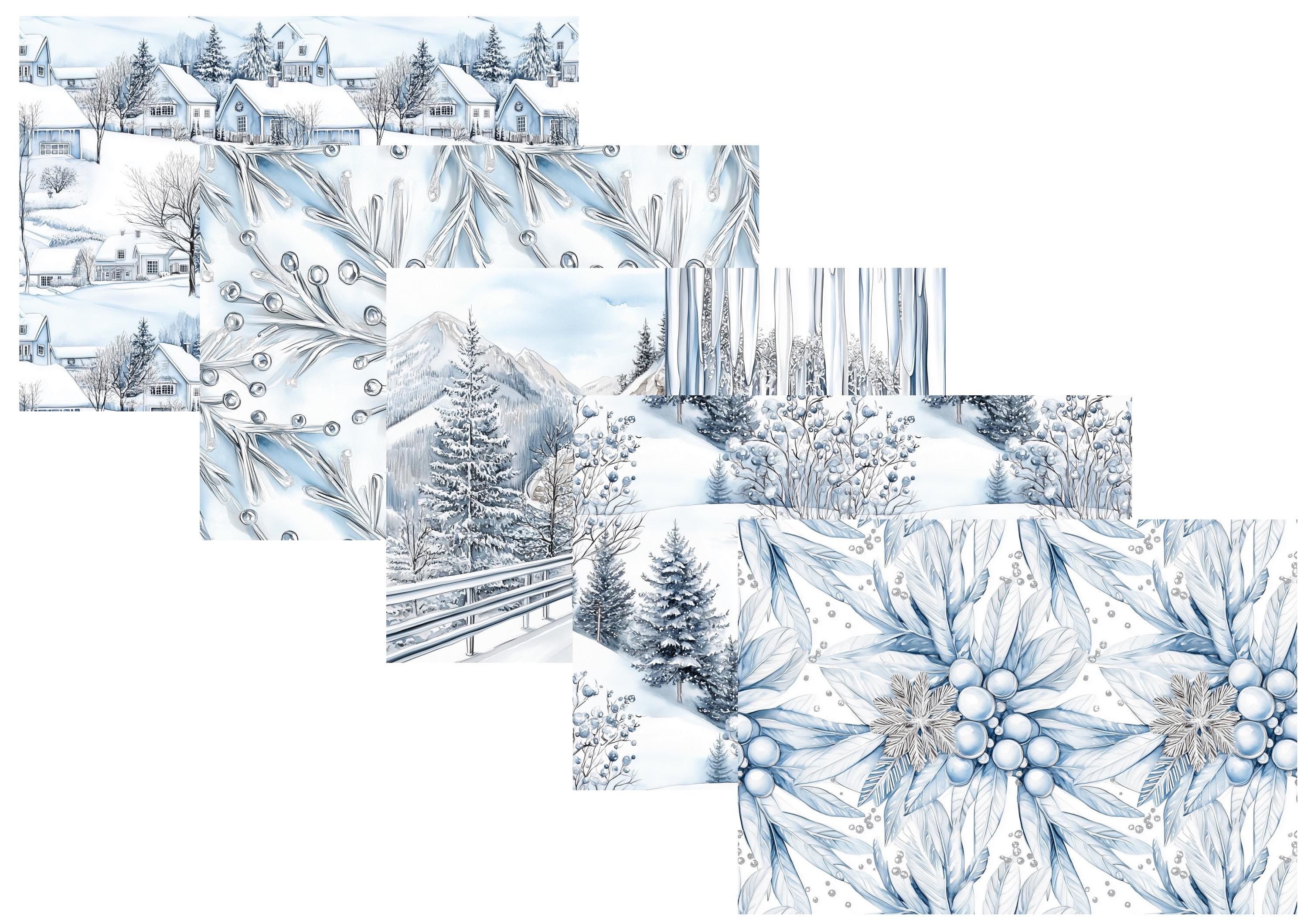 LovedbyGaby A4 journalpaper set Frosty