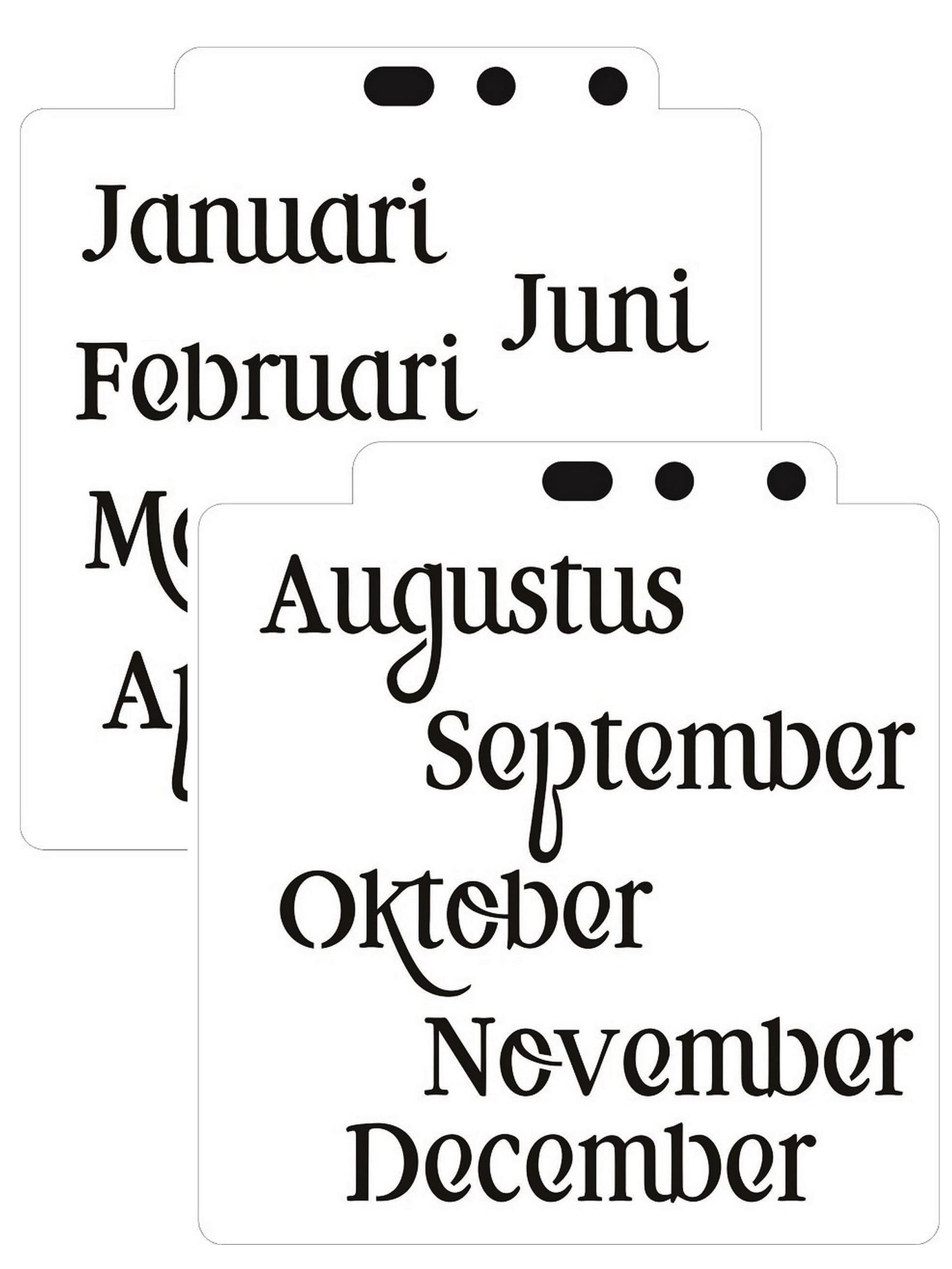 LovedbyGaby planner / journal stencils 6