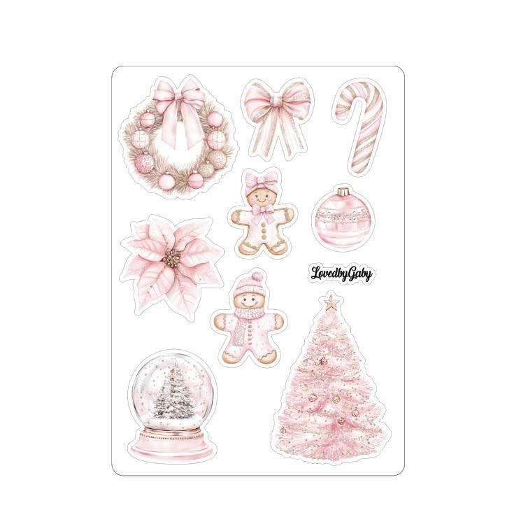 LovedbyGaby stickers Pink winter