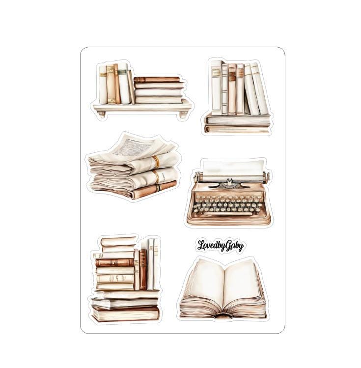 LovedbyGaby stickers Book time