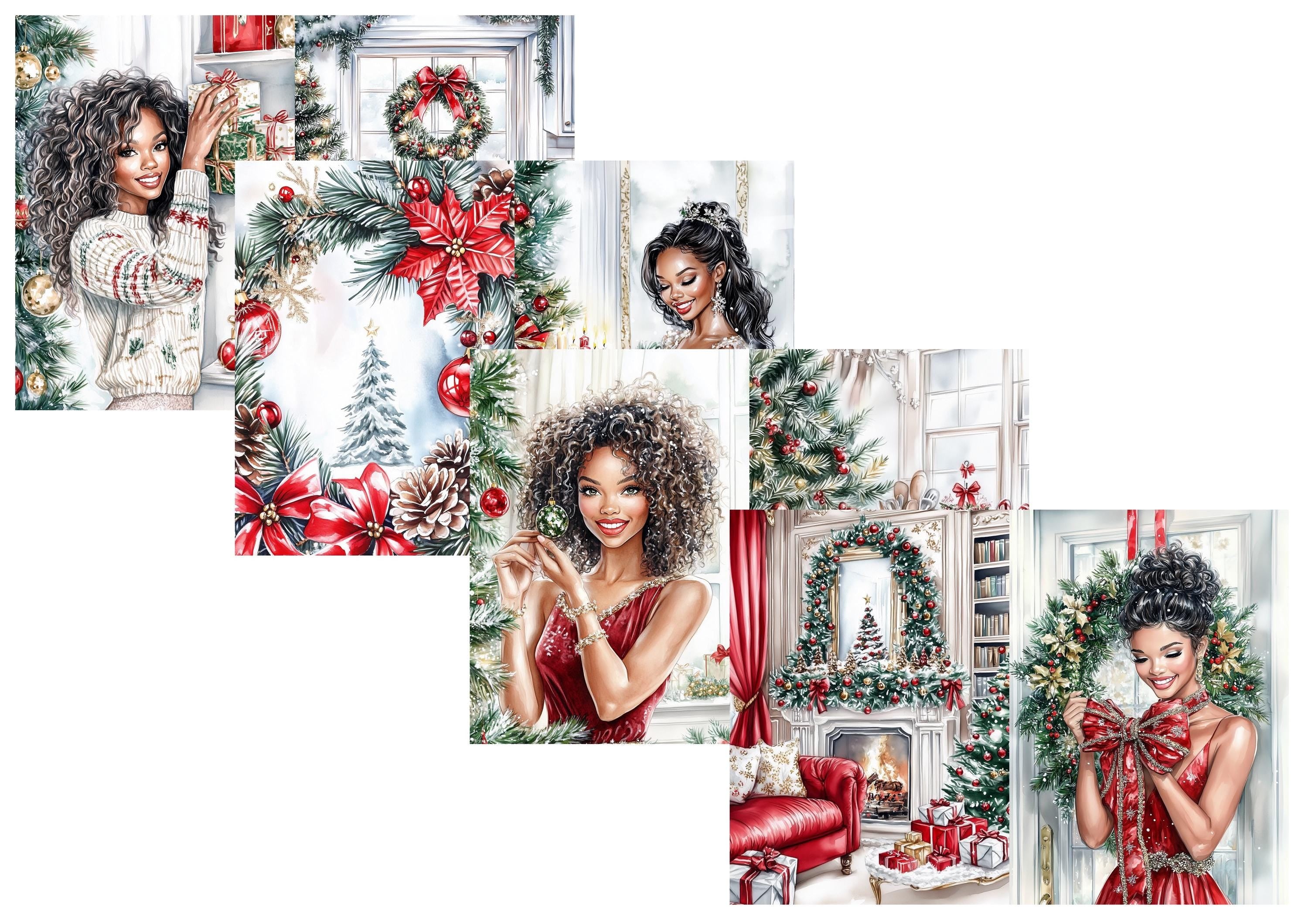 LovedbyGaby A4 journalpapier set Christmas Time