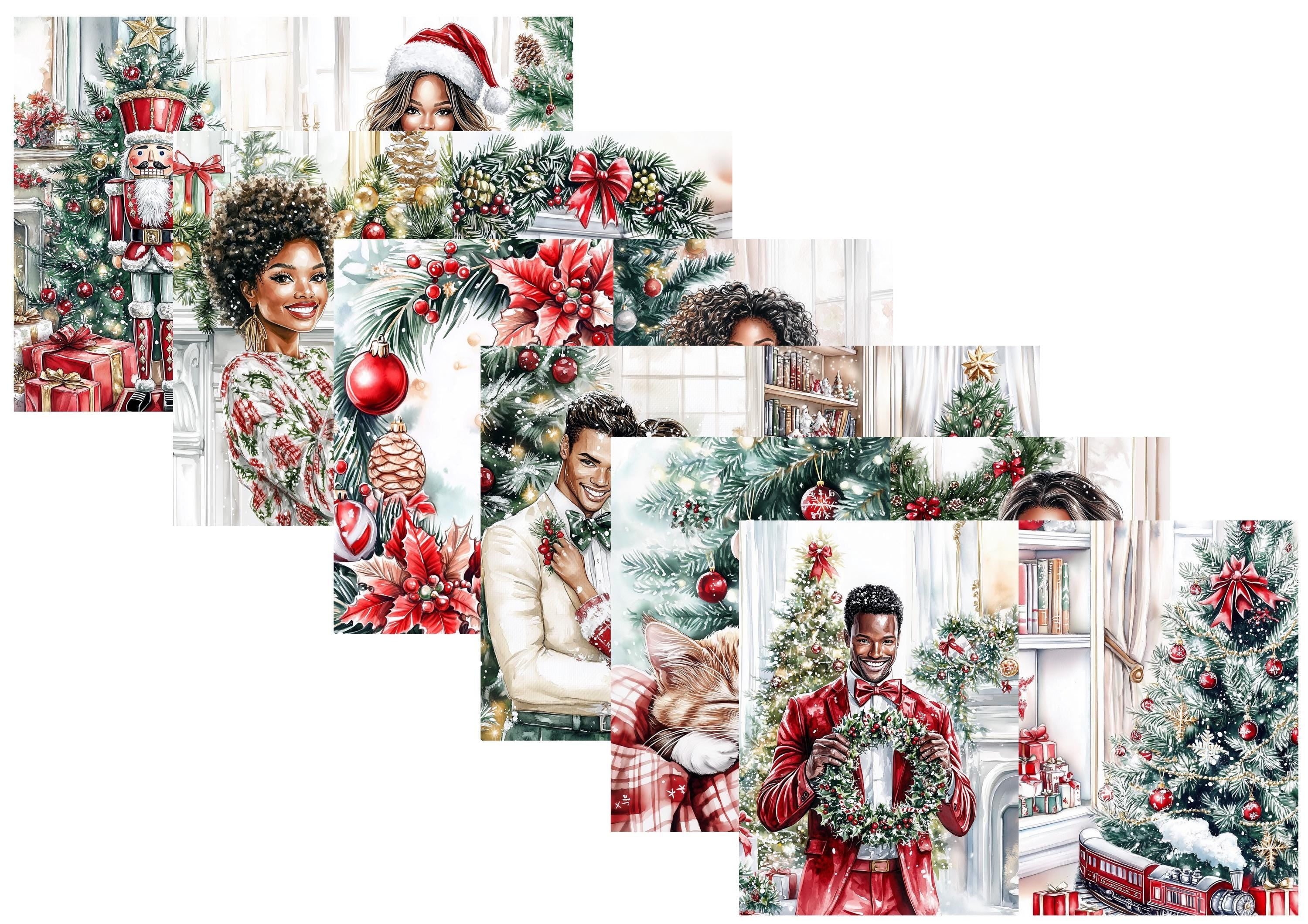 LovedbyGaby A4 journalpapier set Christmas Time