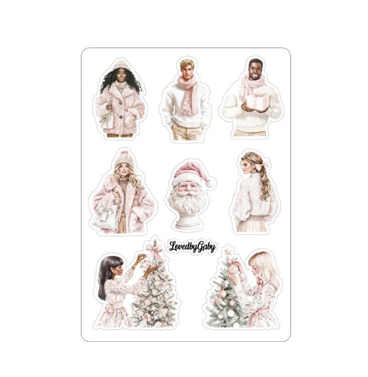 LovedbyGaby stickers Blush christmas