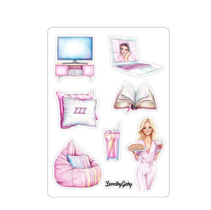 LovedbyGaby stickers Pyjamadag