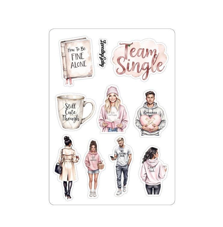 LovedbyGaby stickers Selflove / team single