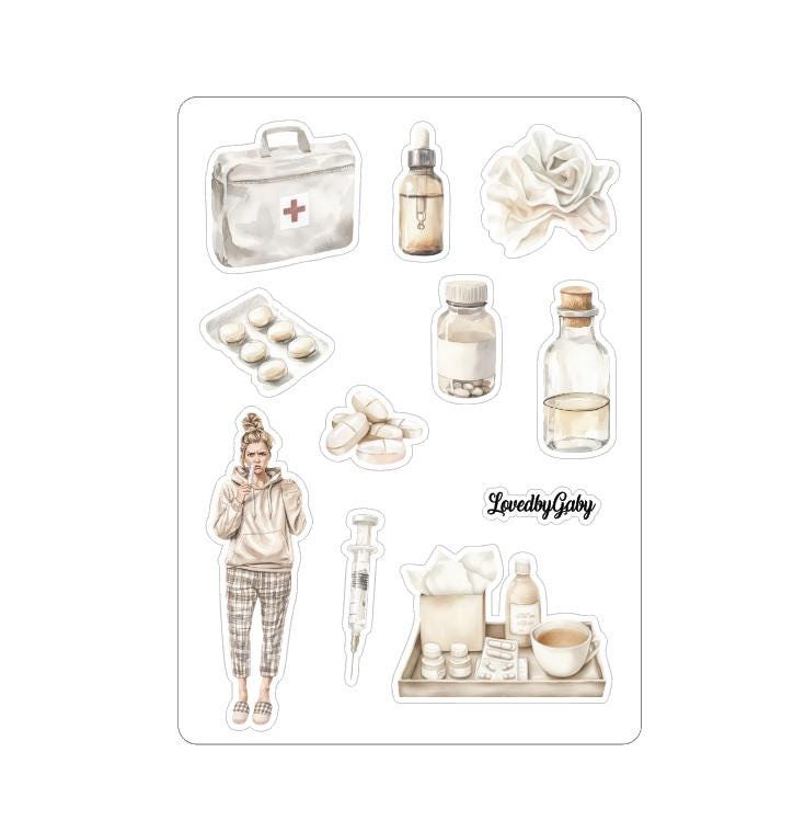 LovedbyGaby stickers Sick