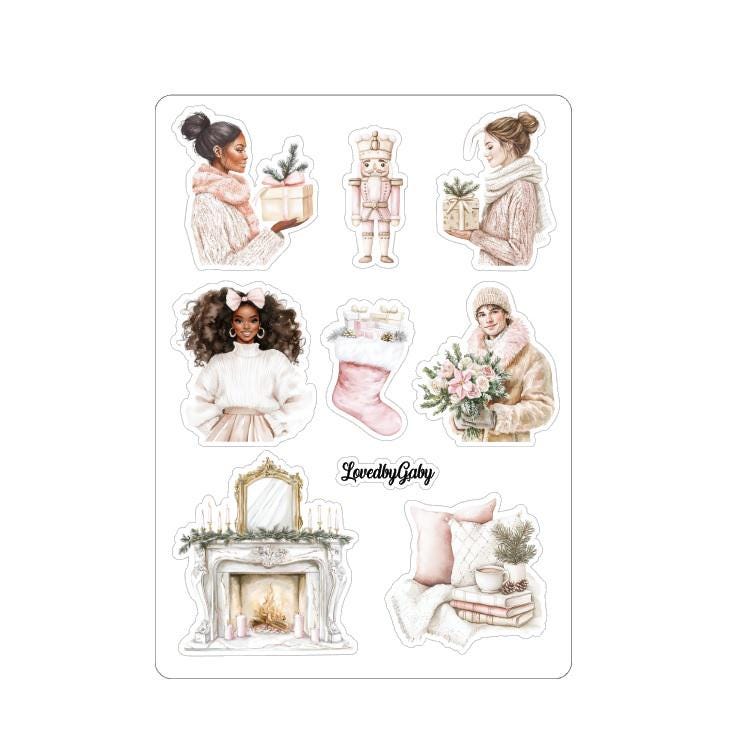LovedbyGaby stickers Blush christmas