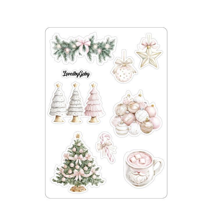 LovedbyGaby stickers Blush christmas