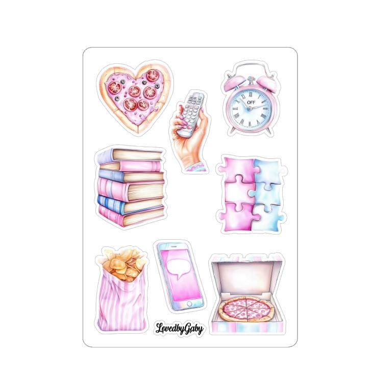 LovedbyGaby stickers Pyjamadag