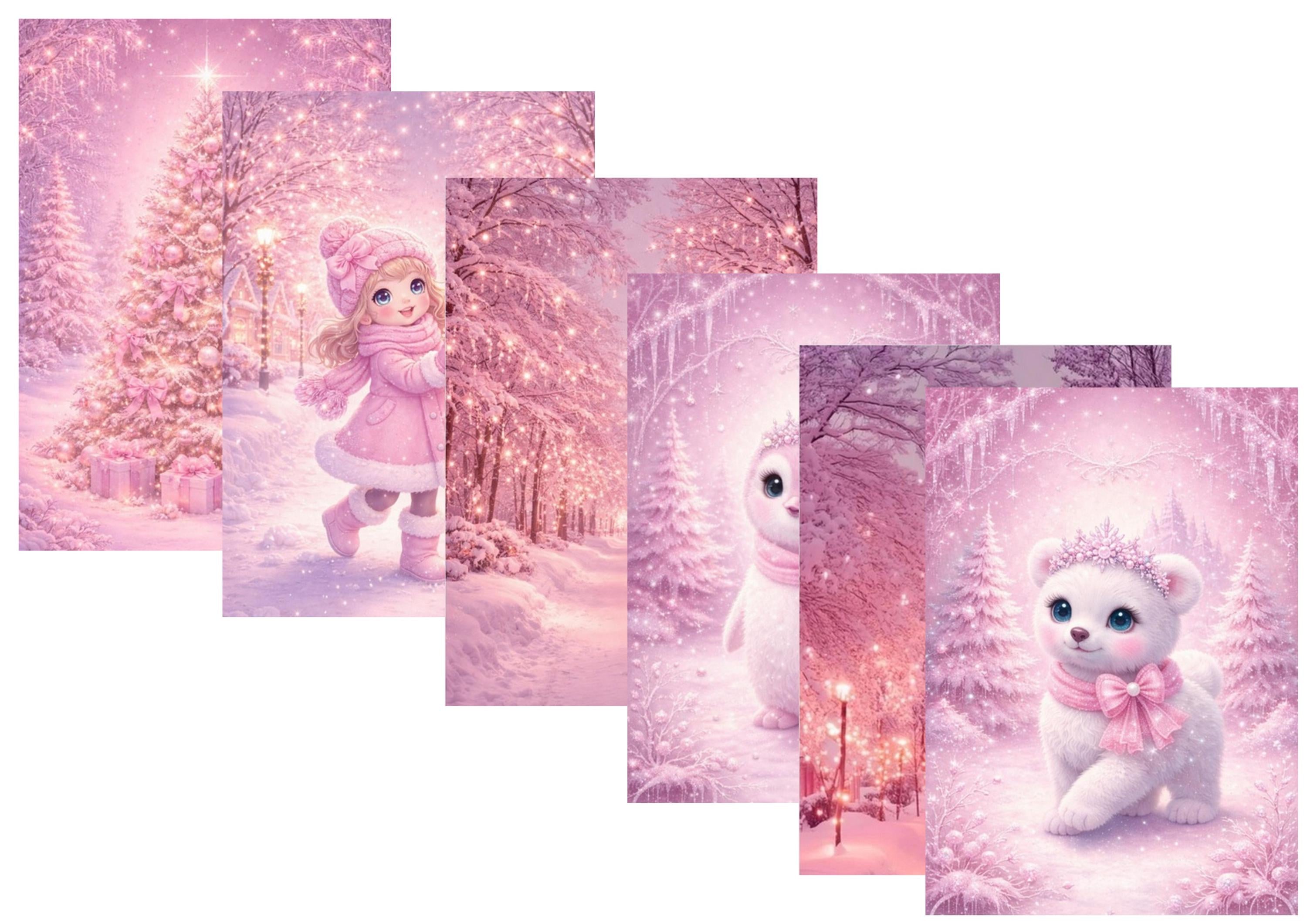 LovedbyGaby A5 journalpapier set Pinky