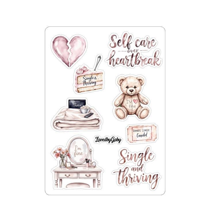 LovedbyGaby stickers Selflove / team single