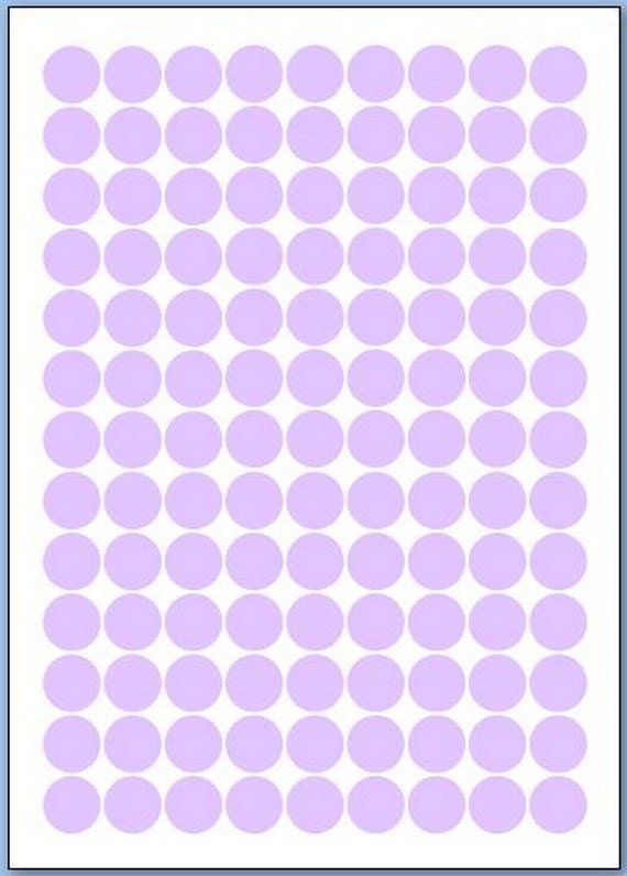 117 pastel colorcoding stickers