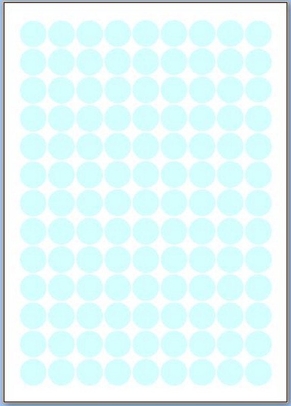 117 pastel colorcoding stickers