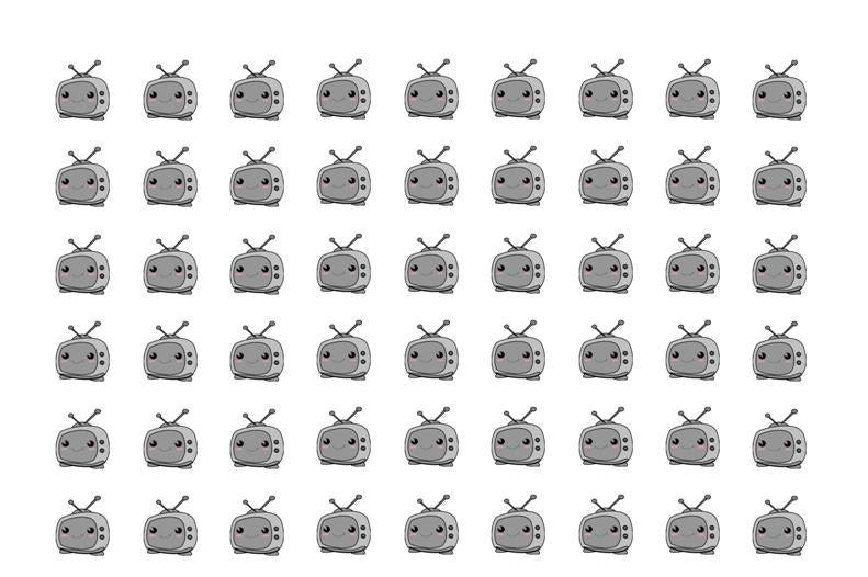117 TV stickers