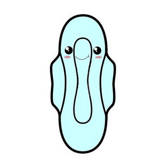 117 menstrual/ period/ breast check women stickers