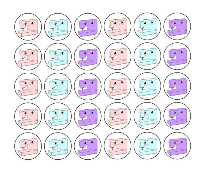 117 stickers sewing, crochet or knitting