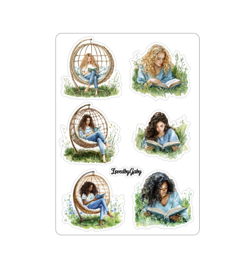 LovedbyGaby stickers "Journaling in jeans"