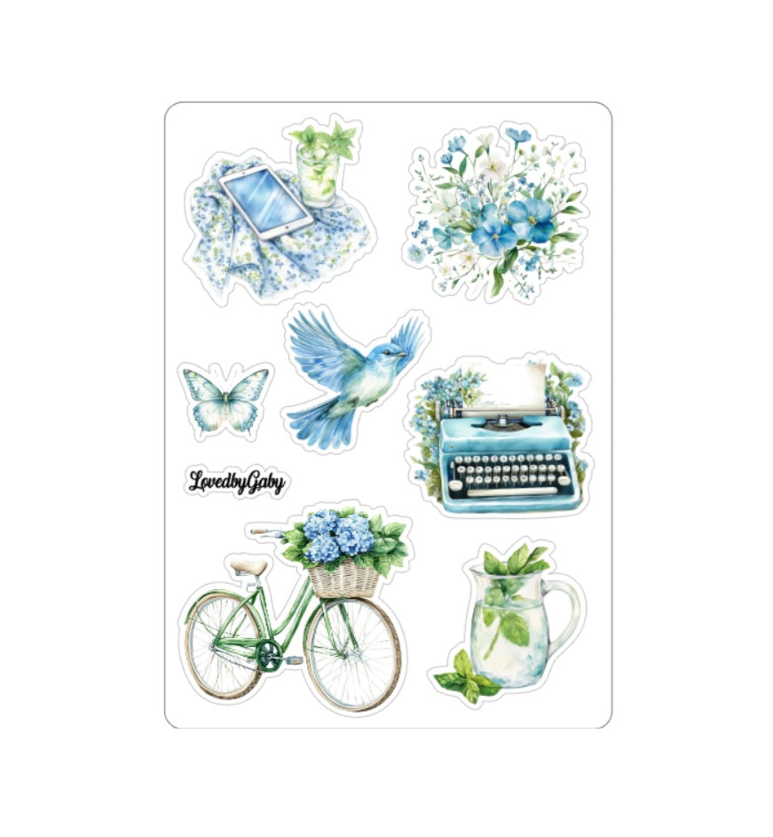 LovedbyGaby stickers "Journaling in jeans"