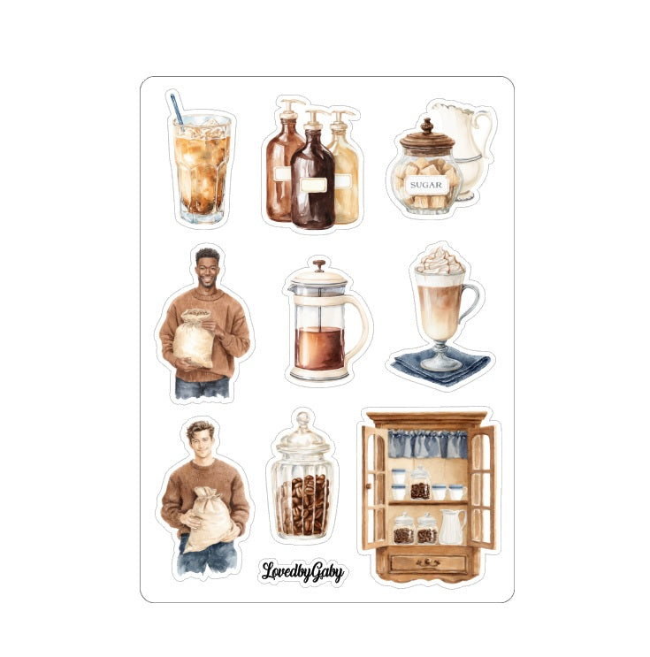 LovedbyGaby stickers Jeans and Coffee