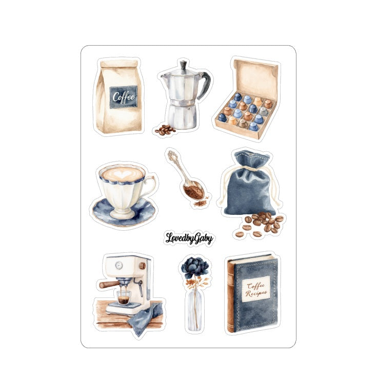 LovedbyGaby stickers Jeans and Coffee
