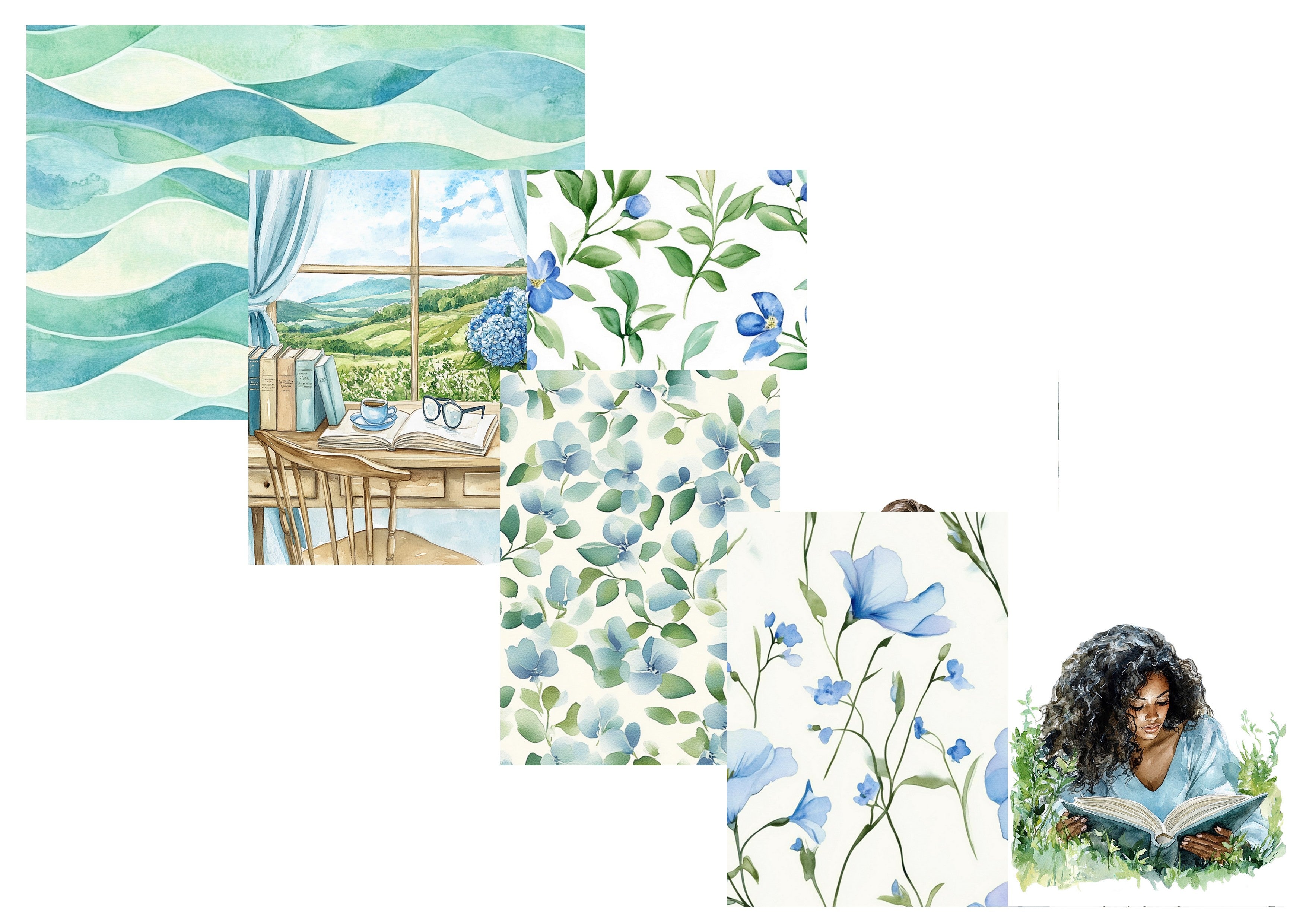 LovedbyGaby journalpapier set "Journaling in jeans"