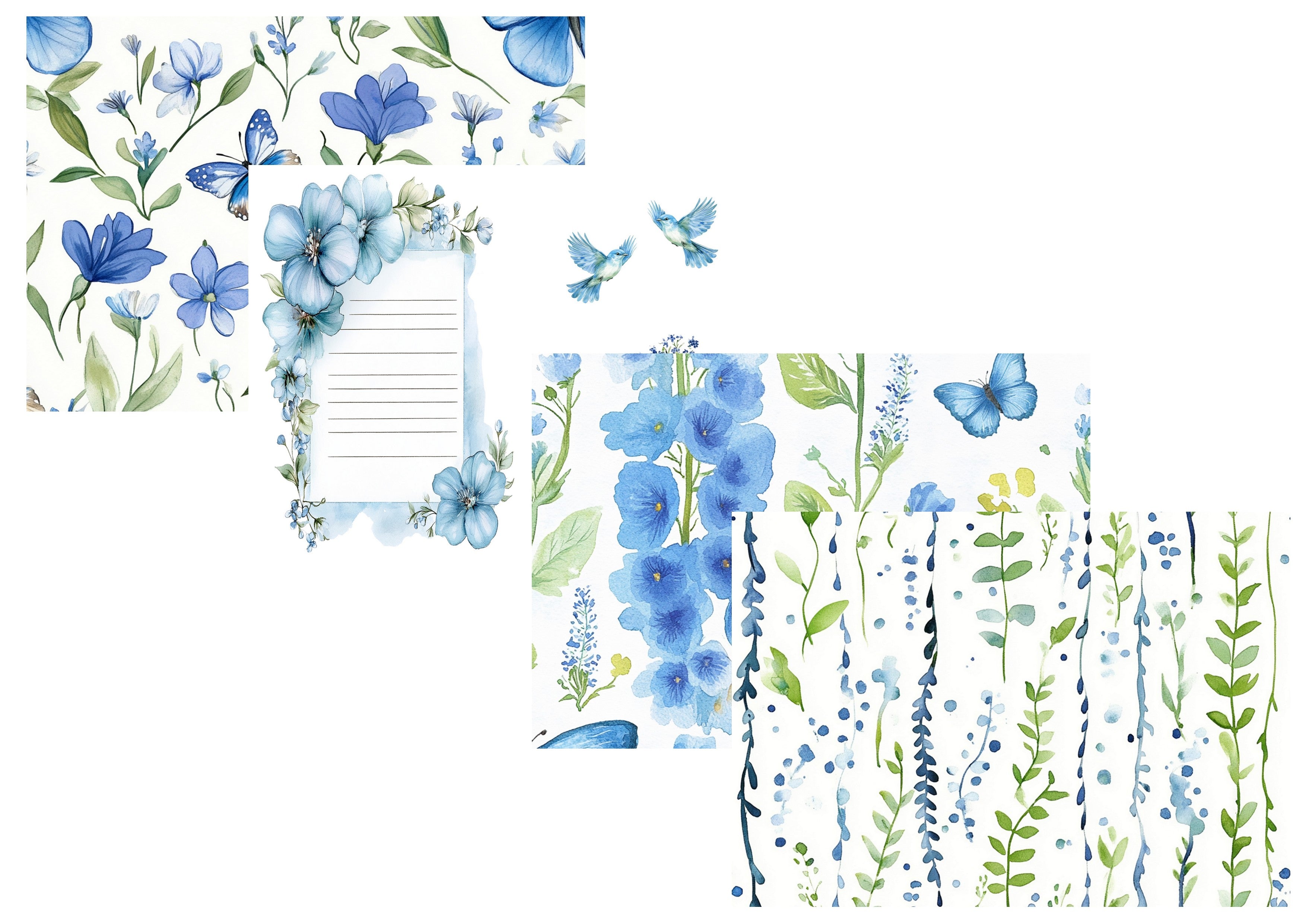 LovedbyGaby journalpapier set "Journaling in jeans"