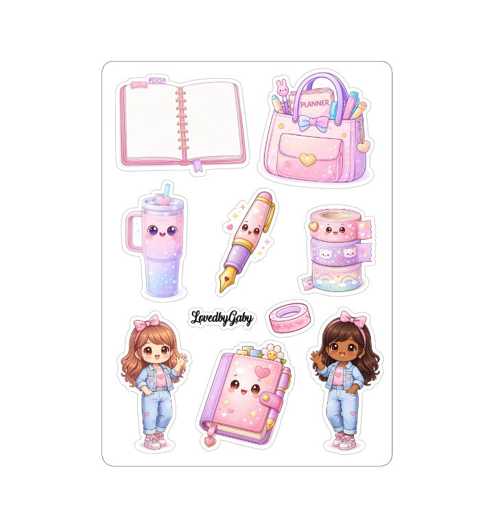 LovedbyGaby stickers Kawai stationery
