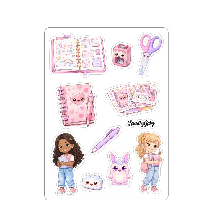 LovedbyGaby stickers Kawai stationery