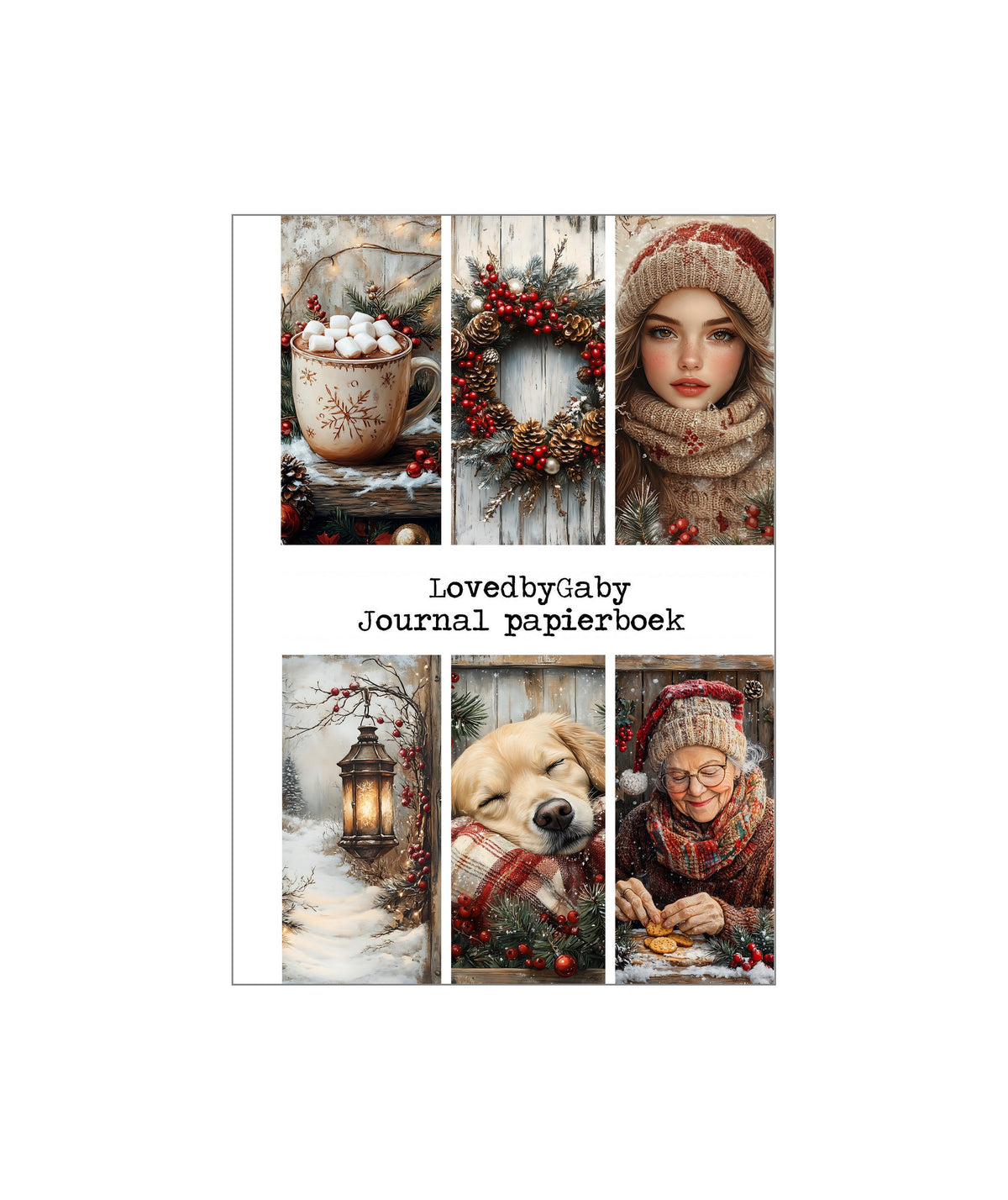 LovedbyGaby journalpapier boek Kerst